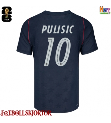 Förenta stater Christian Pulisic #10 Bortatröja VM 2026 Kortärmad